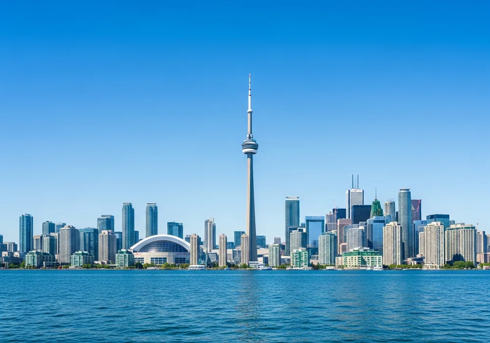 Toronto city skyline